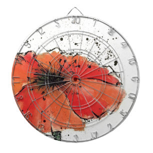 Vloer in volste bloei dartbord