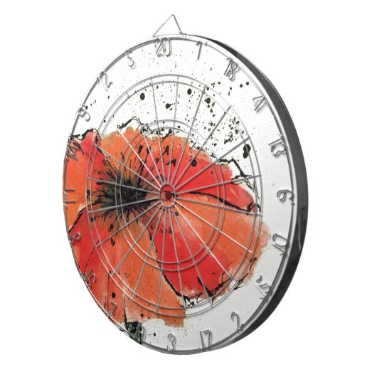 Vloer in volste bloei dartbord (Voorkant Rechts)