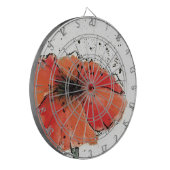 Vloer in volste bloei dartbord (Voorkant Links)