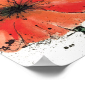 Vloer in volste bloei poster (Hoek)