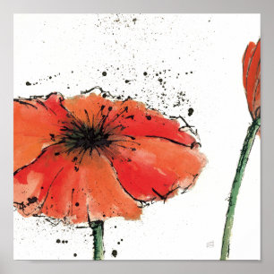 Vloer in volste bloei poster