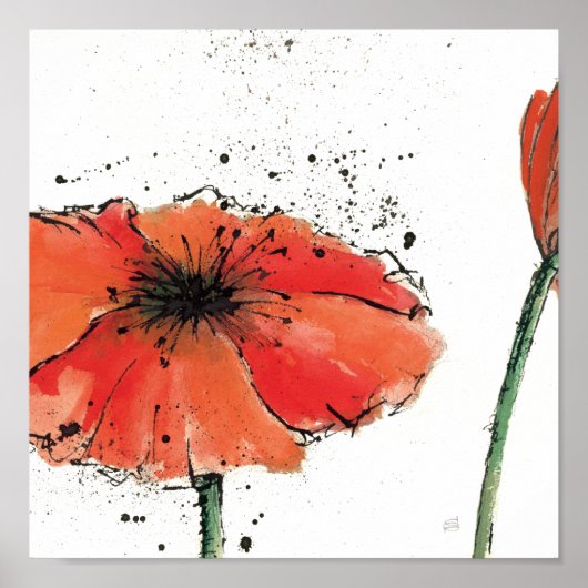 Vloer in volste bloei poster (Voorkant)