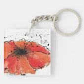 Vloer in volste bloei sleutelhanger (Achterkant)