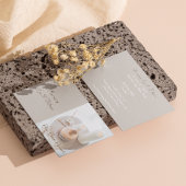 Vloer, Kaars, Penseelruimte en Wellness Visitekaar Visitekaartje