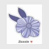 Vloer, lijn art Sticker (Vel)