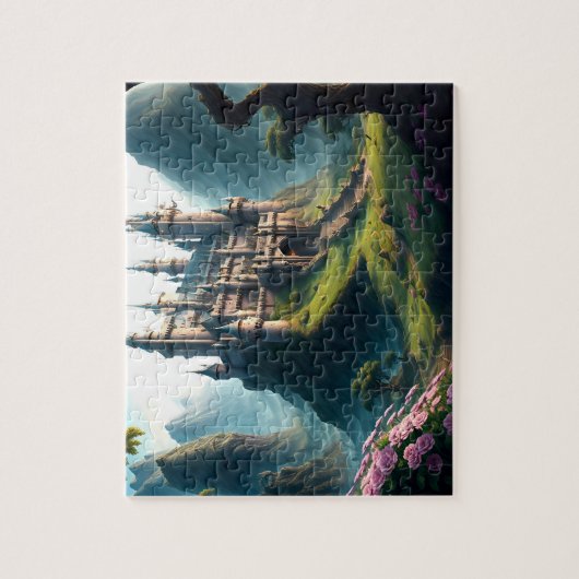 Vloer Meadow Castle Jigzaag Puzzle Legpuzzel (Verticaal)