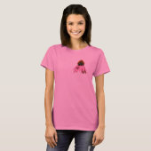 Vloer met overvliegen t-shirt (Voorkant volledig)