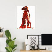 Vloer met pop - Kunstafdrukken Poster (Thuiskantoor)