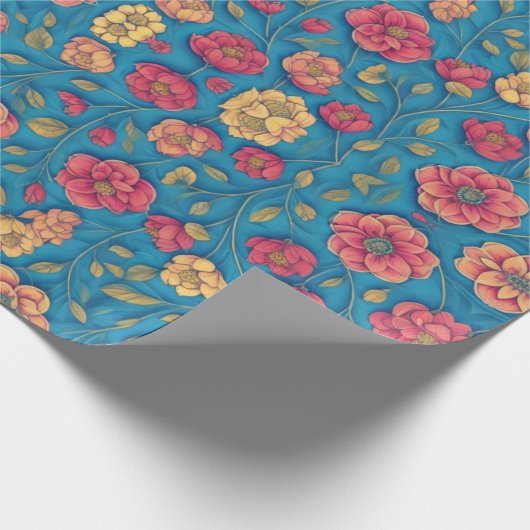 Vloer naadloos patroon cadeaupapier (Hoek)