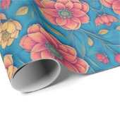 Vloer naadloos patroon cadeaupapier (Rol Hoek)