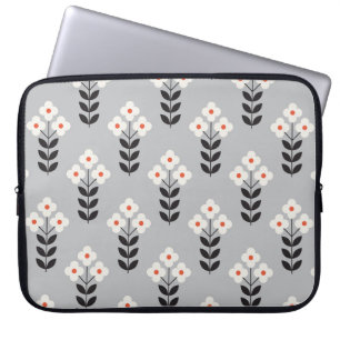 Vloer naadloos patroonontwerp. Scandinavische stij Laptop Sleeve