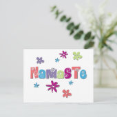 Vloer Namaste Yoga Gear Briefkaart (Staand voorkant)