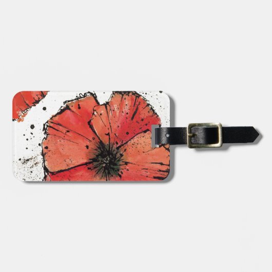 Vloer op een Witte Achtergrond Bagagelabel (Voorkant horizontaal)