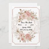 Vloer sparen de datum kaart (Voorkant / Achterkant)