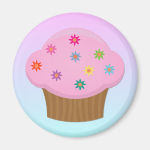 Vloer Sprinkles Cupcake Magnet