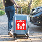Vloer sticker sociale afstand coronavirus (Koffer Insitu)