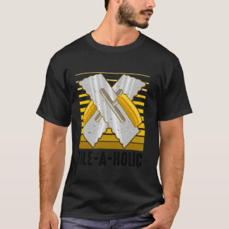 Vloer Tiler Vloeren Job Tegel Man Tegel Setter Lan T-shirt