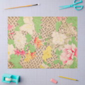 Vloer Trellis Springtime Gift Wrapping Tissuepapier (Craft)