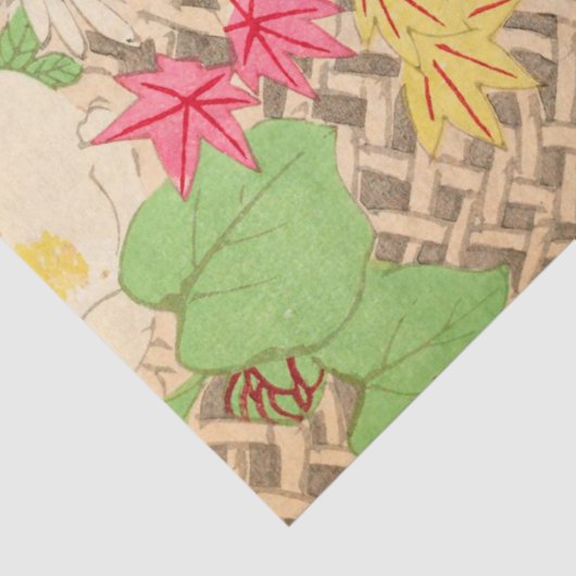 Vloer Trellis Springtime Gift Wrapping Tissuepapier (Detail)