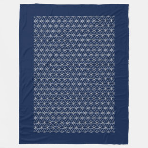 Vloer van het leven / Blume des Lebens - patroonzi Fleece Deken