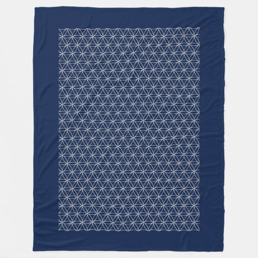 Vloer van het leven / Blume des Lebens - patroonzi Fleece Deken (Voorkant)