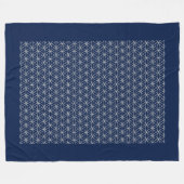Vloer van het leven / Blume des Lebens - patroonzi Fleece Deken (Voorkant (Horizontaal))