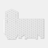 Vloer van het leven / Blume des Lebens - zilveren Bedankdoosjes (Uitgevouwen)