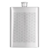 Vloer van het leven / Blume des Lebens - zilveren Flacon (Voorkant)