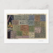 Vloer van het Spel, Grauman's Chinese theater Briefkaart (Voorkant)