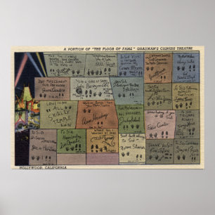 Vloer van het Spel, Grauman's Chinese theater Poster