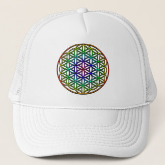 Vloer van het symbool voor de heilige geometrie (r trucker pet