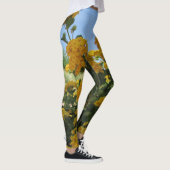 Vloer van vlakke, heldere landschapsbloem leggings (Rechts)