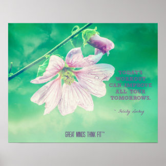 Vloer voor een Healthier Morgen Poster