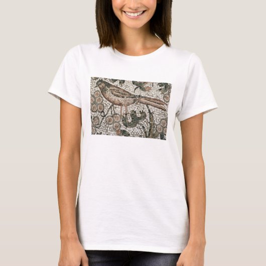 Vloerbedekking met een vogel, 4e eeuw AD (m T-shirt (Voorkant)