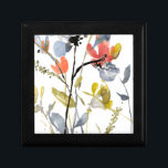 Vloerbedekking - Waterverf bloemen en gedichten Cadeaudoosje<br><div class="desc">Bloem Overlay II van Jennifer Goldberger. Kenmerken bloemen en stengels in een waterverf-achtige stijl.</div>