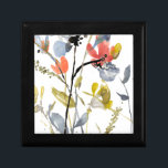 Vloerbedekking - Waterverf bloemen en gedichten Cadeaudoosje<br><div class="desc">Bloem Overlay II van Jennifer Goldberger. Kenmerken bloemen en stengels in een waterverf-achtige stijl.</div>