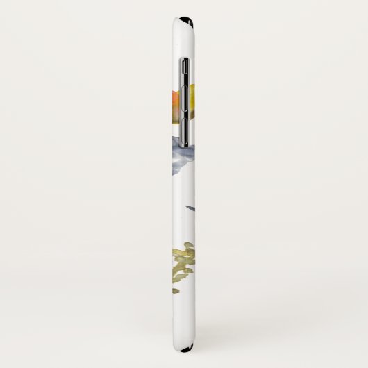 Vloerbedekking - Waterverf bloemen en gedichten Case-Mate iPhone Case (Achterkant/links)