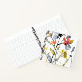 Vloerbedekking - Waterverf bloemen en gedichten Notitieboek (Binnen)