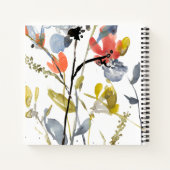 Vloerbedekking - Waterverf bloemen en gedichten Notitieboek (Achterkant)