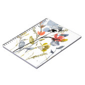 Vloerbedekking - Waterverf bloemen en gedichten Notitieboek (Linkerzijde)