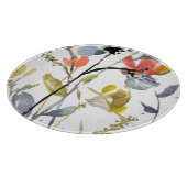 Vloerbedekking - Waterverf bloemen en gedichten Snijplank (Hoek)