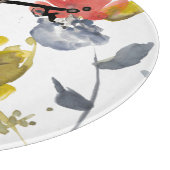 Vloerbedekking - Waterverf bloemen en gedichten Snijplank (Hoek)