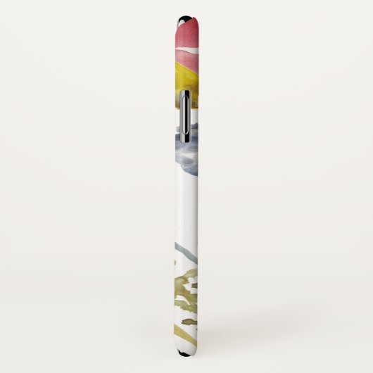 Vloerbedekking - Waterverf Pastel Flowers Case-Mate iPhone Case (Achterkant / rechts)