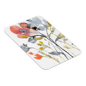 Vloerbedekking - Waterverf Pastel Flowers Magneet (Rechterzijde)