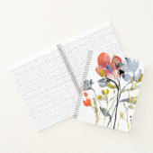 Vloerbedekking - Waterverf Pastel Flowers Notitieboek (Binnen)