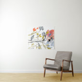 Vloerbedekking - Waterverf Pastel Flowers Wandkleed (In Situ (horizontaal))