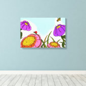 Vloerbeemdoek Canvas Afdruk (Insitu (Houten vloer))