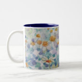 VloerbeemdWaterverf Daisy Floral Tweekleurige Koffiemok (Links)