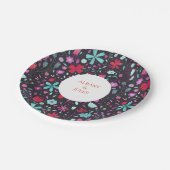 VloerbeemdWaterverf donker Papieren Bordje (Gekanteld)