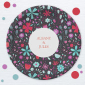 VloerbeemdWaterverf donker Papieren Bordje